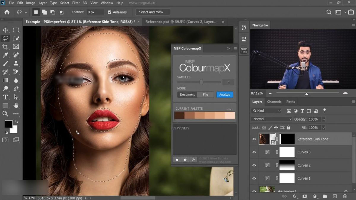 神级人像肤色追色PS扩展面板 NBP ColourmapX 1.5.0 中文汉化版