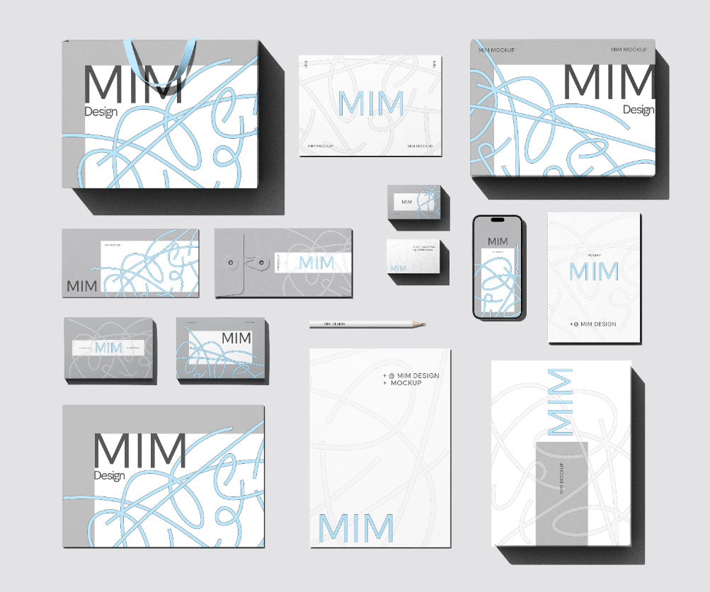 文创名片笔手提袋卡片VI品牌样机合集