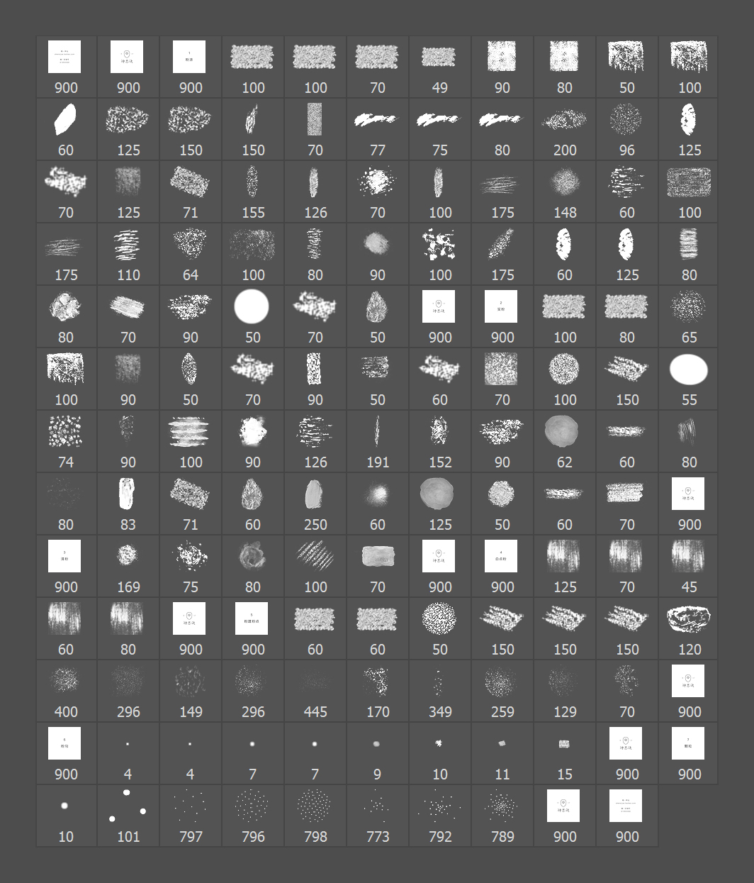 文艺粉涂涂鸦蜡笔PS笔刷 含作品欣赏