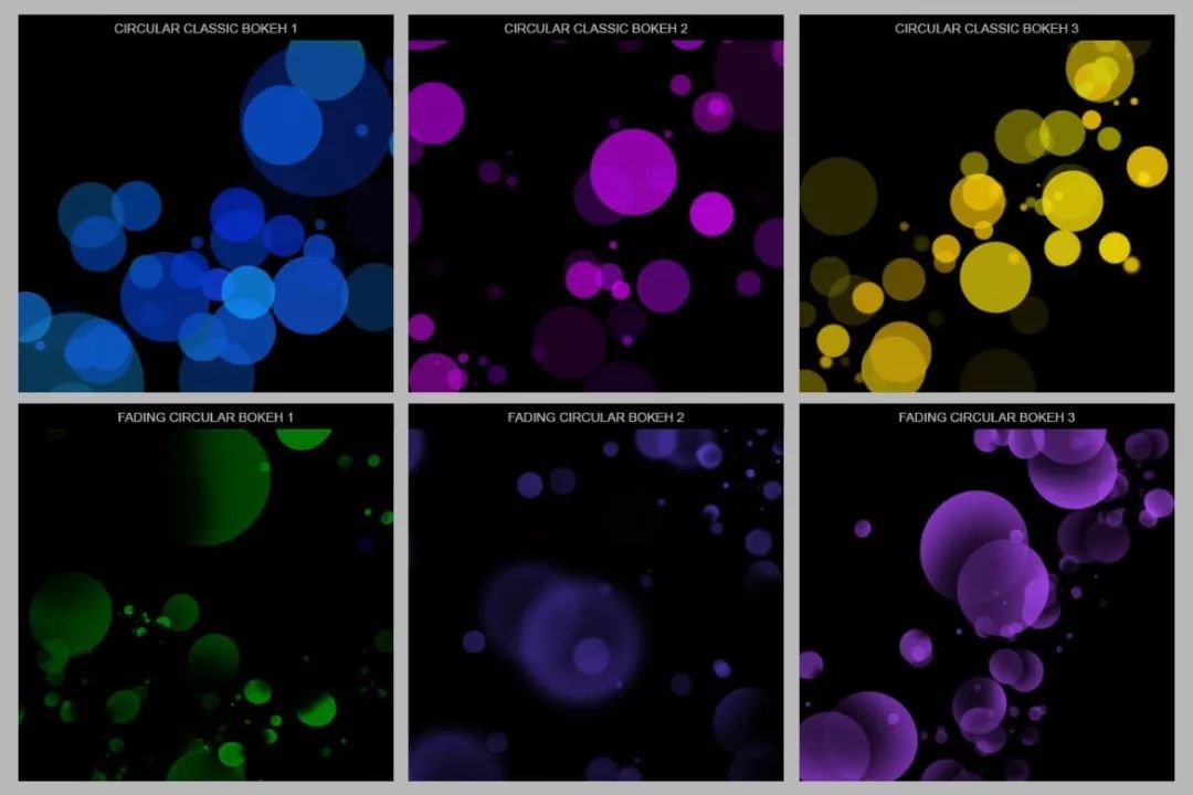 散景泡泡魔术背景效果PS笔刷