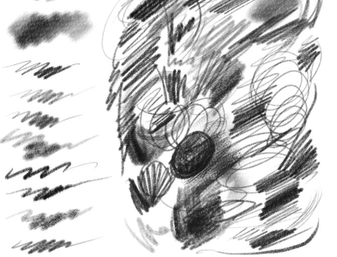 儿童绘画手绘的样子PS笔刷