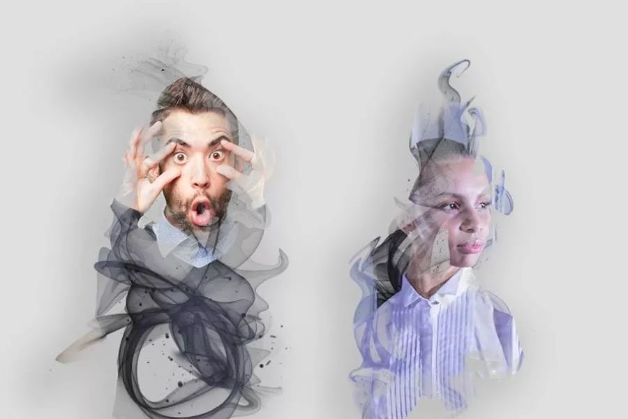 烟火雾水墨风格效果Photoshop笔刷