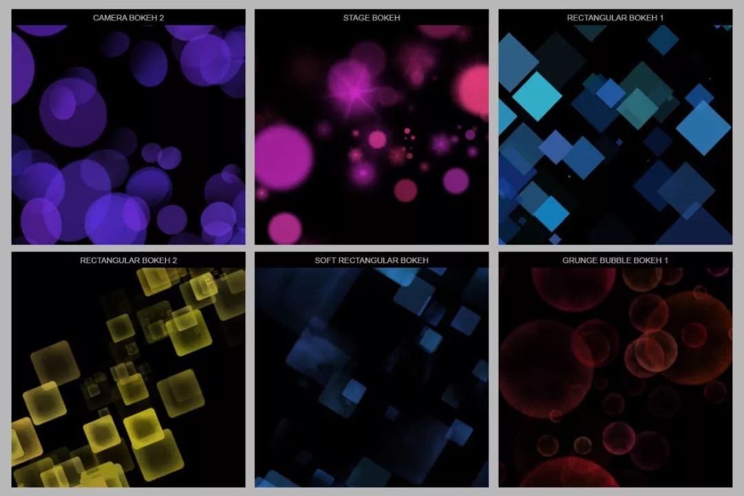 散景泡泡魔术背景效果PS笔刷