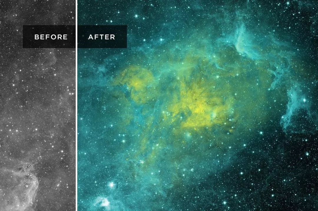 宇宙太空星云点点雾气PS笔刷
