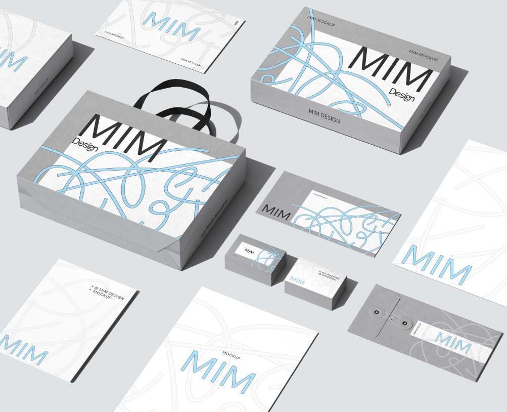 文创名片笔手提袋卡片VI品牌样机合集