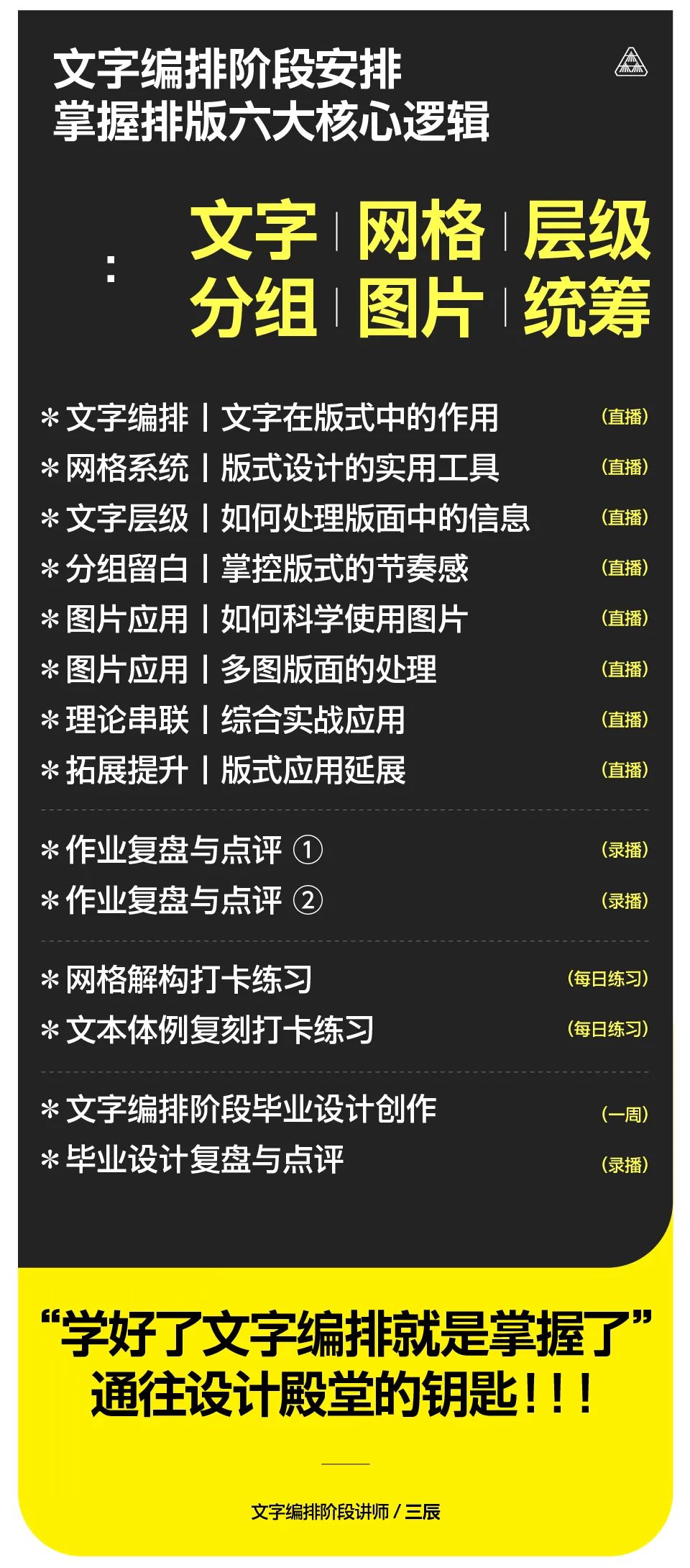 研森版式设计训练营·2023学年(春) 视频教程下载