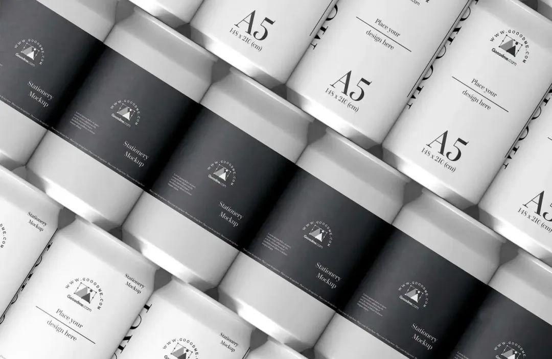 高品质咖啡品牌vi贴图样机PSD格式JPG预览图