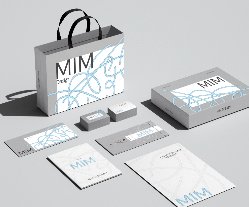 文创名片笔手提袋卡片VI品牌样机合集