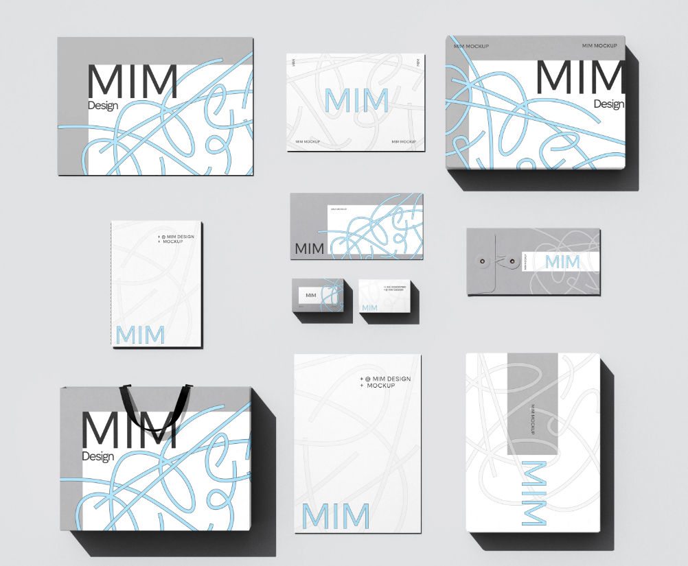 文创名片笔手提袋卡片VI品牌样机合集