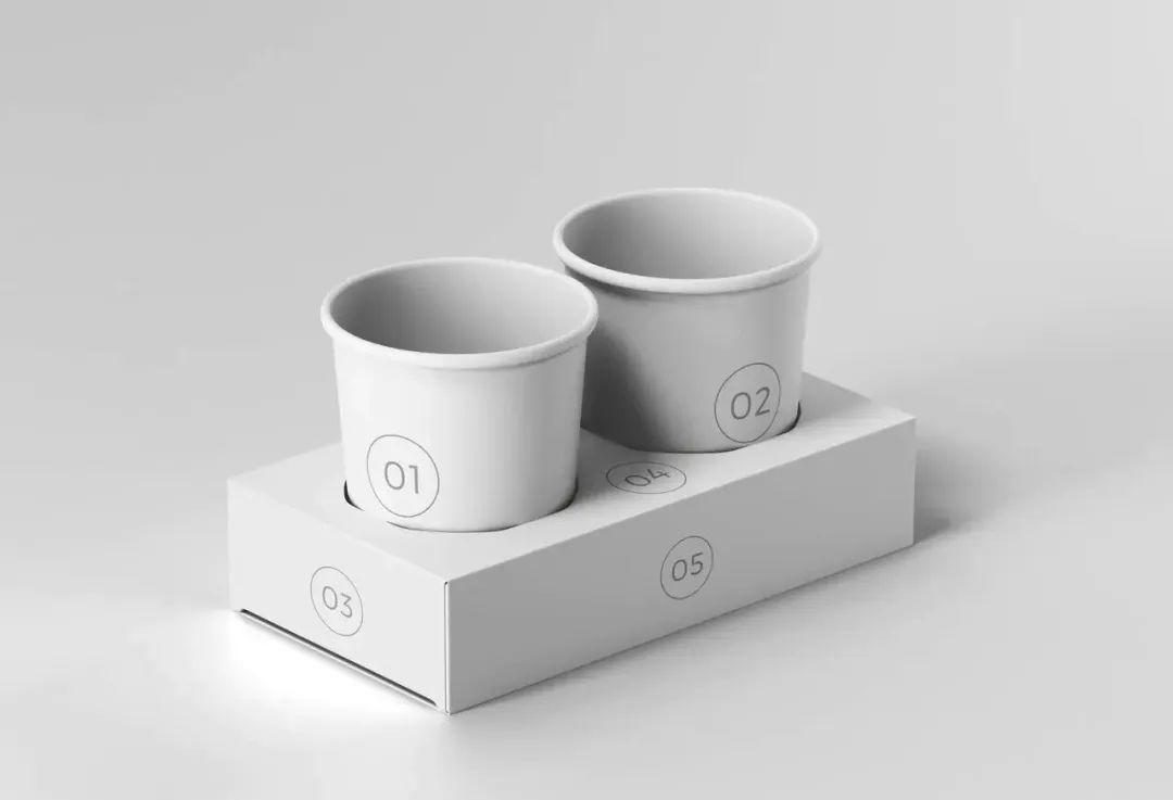 高品质咖啡品牌vi贴图样机PSD格式JPG预览图