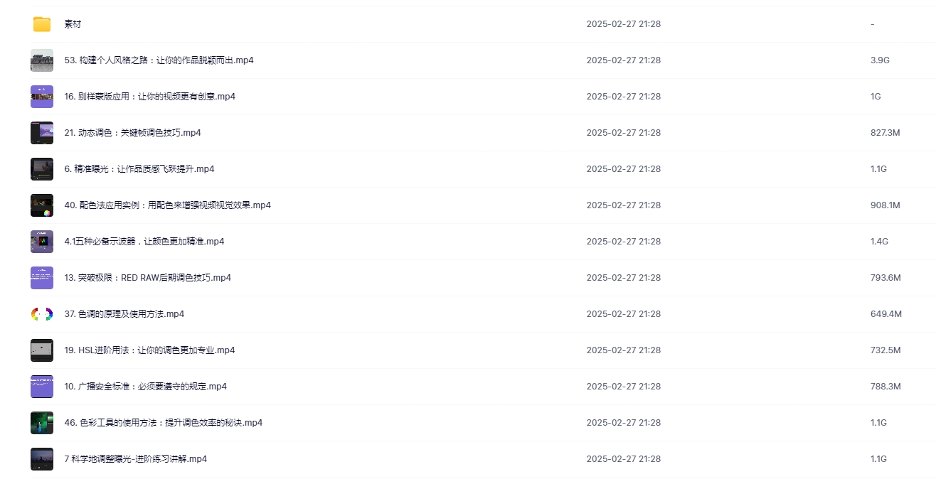 JustYøu摄影调色训练营开启艺术调色新篇章视频教程