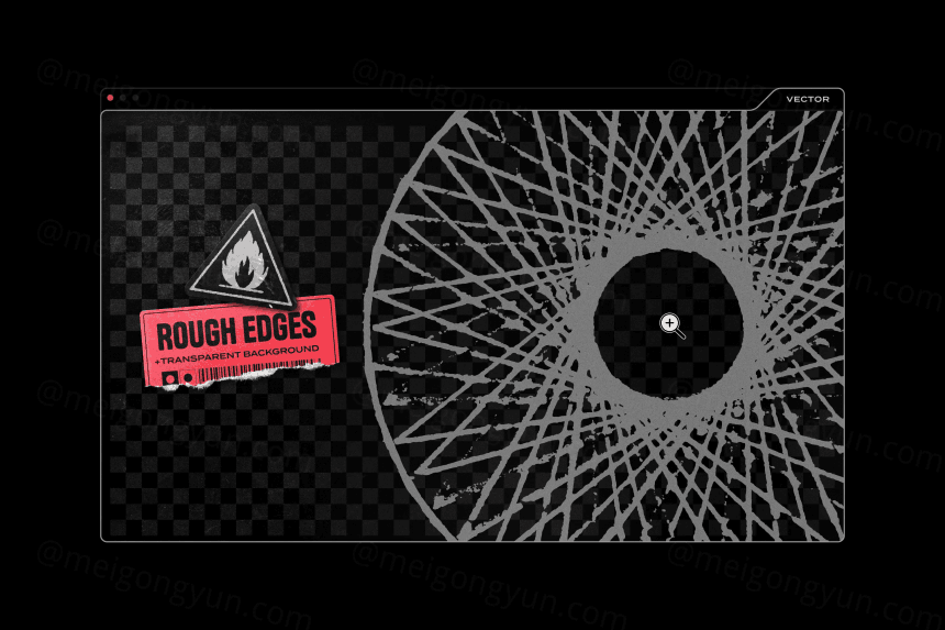 复古未来主义纹理造型图案