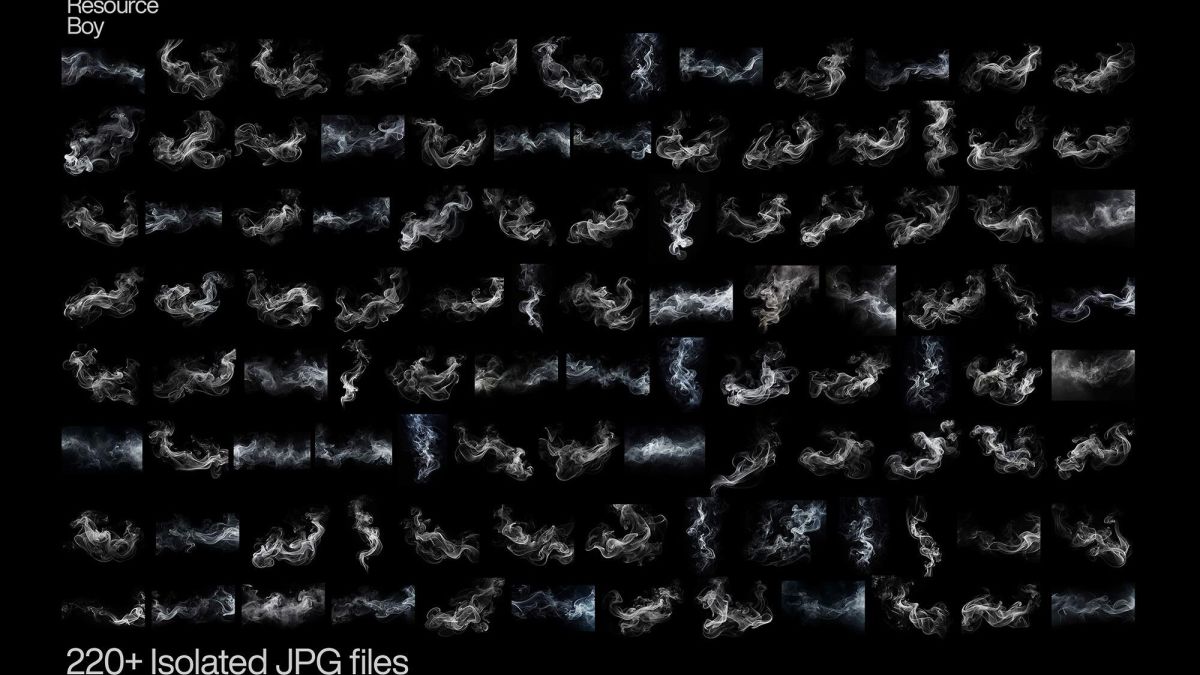 烟熏烟雾吸烟素材透明PNG图片