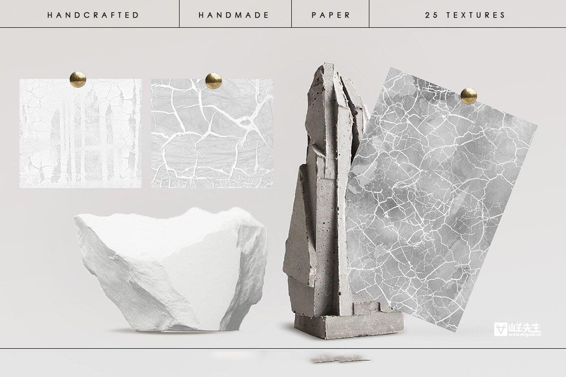 抽象混泥土纹理大理石复古纸石头裂纹背景颗粒状纸张