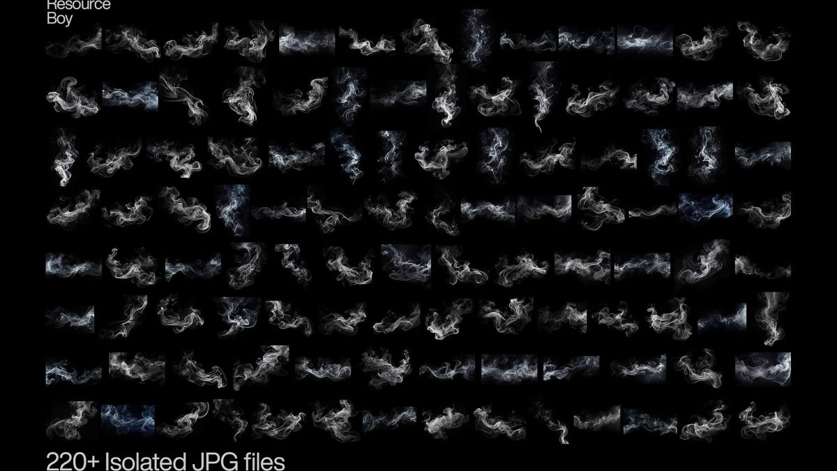 烟熏烟雾吸烟素材透明PNG图片