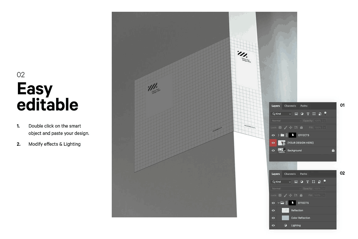 极简城市名片海报广告牌墙面广告手机笔记本电脑横幅标牌徽标帆布袋导视多合一VI品牌视觉展示PSD样机