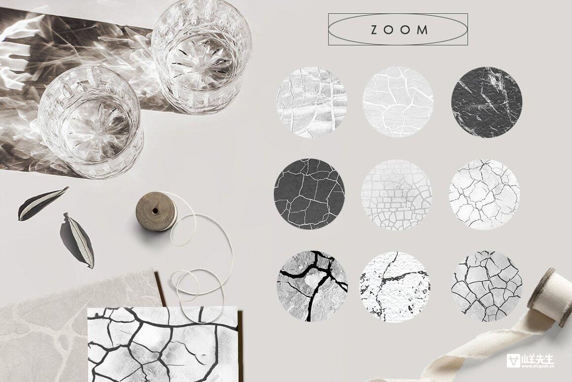 抽象混泥土纹理大理石复古纸石头裂纹背景颗粒状纸张