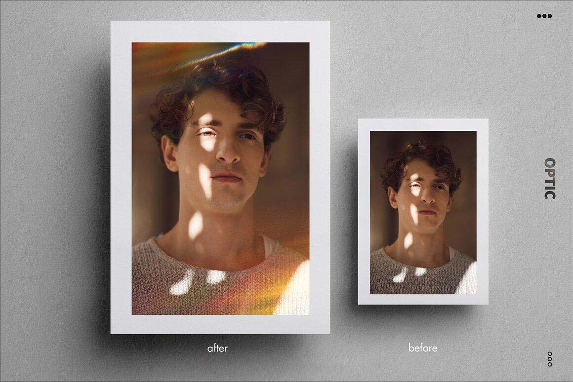 高清彩色光斑反光特效背景纹理图片