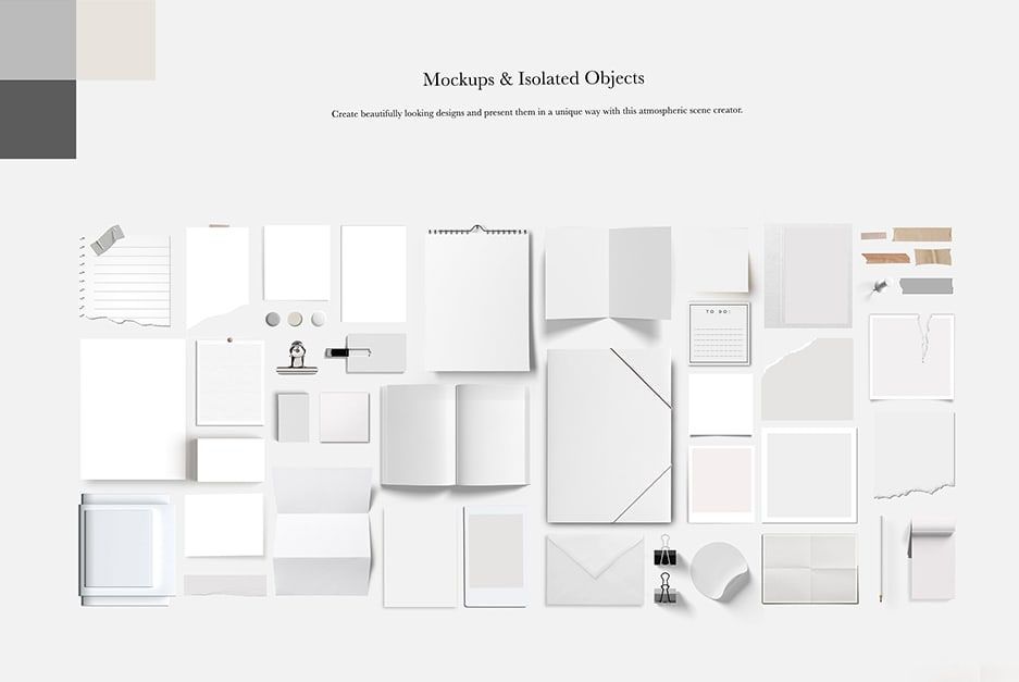 大气生活美食食材果蔬花卉电器预制模型场景PS模板贴图样机