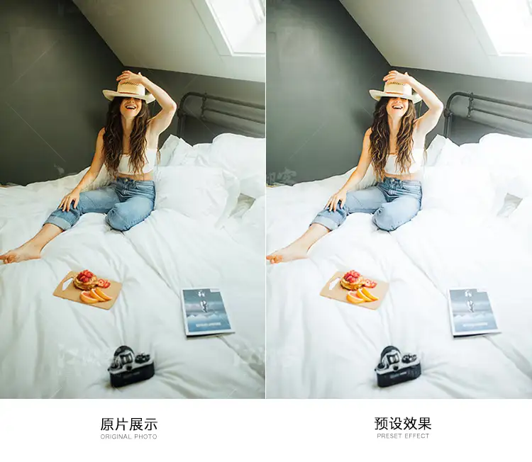 现代清新调色LR预设摄影后期户外调色PS/PR/AE/LUT/FCPX人像滤镜