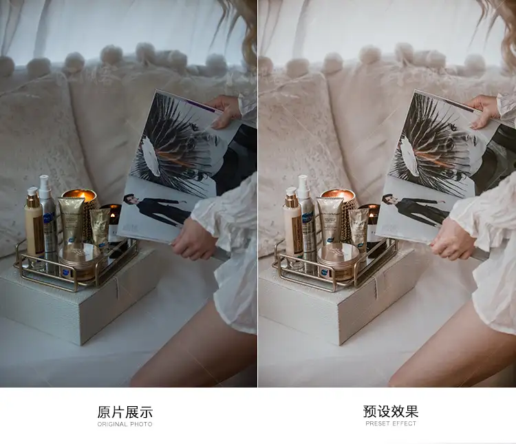 法国网红风LR预设人像旅拍街拍胶片调色滤镜插件PS/PR/AE/FCPX