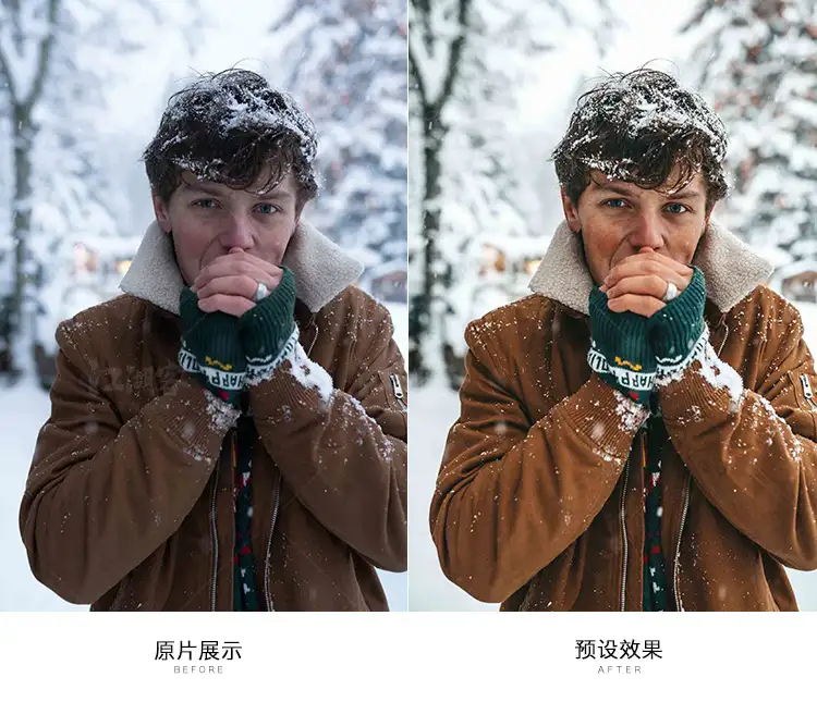 焦糖色调暖色lr预设 深棕咖啡旅拍Lightroom/PS/PR/人像调色