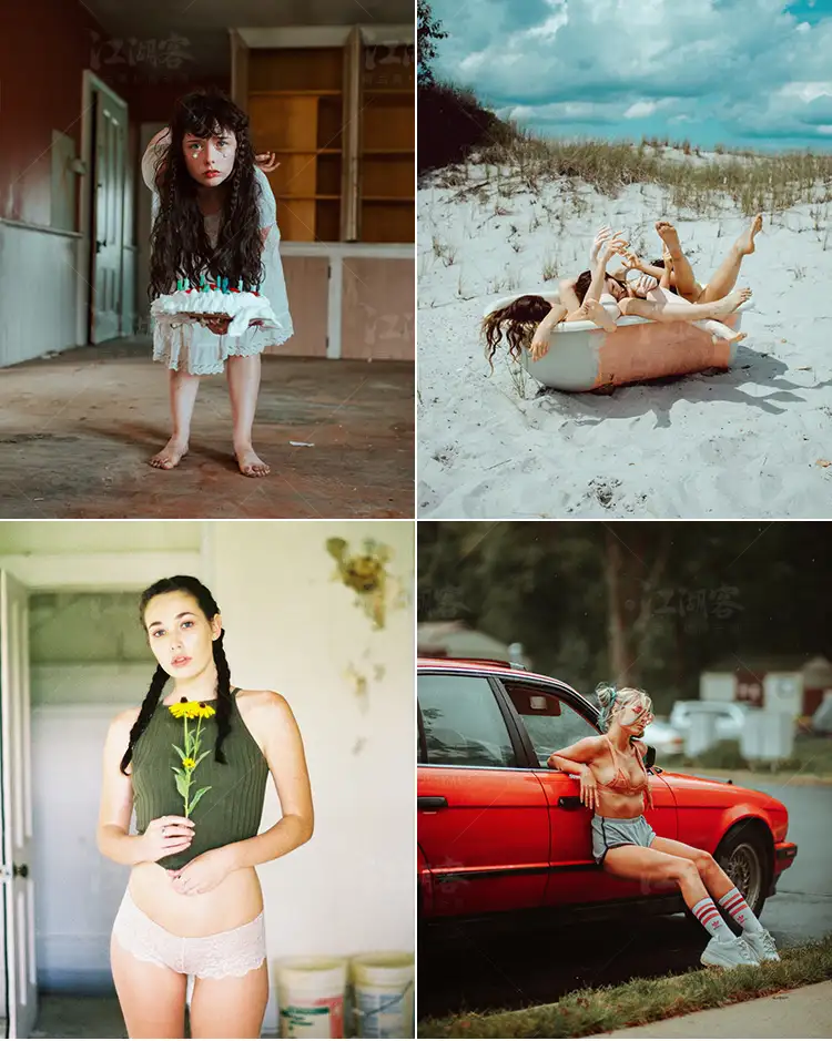 情绪胶片复古人像静物PS/LR预设手机电脑版滤镜PR/FCPX调