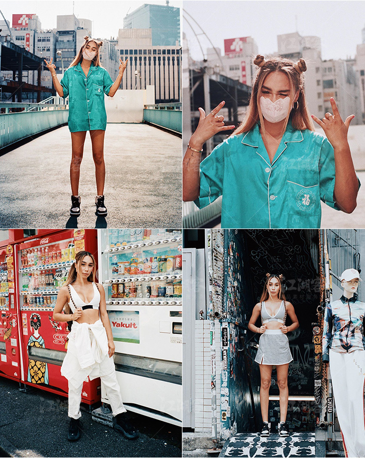 LR预设街头胶片色调都市街拍人像lightroom/PR/PS/FCPX/LUT滤镜ai