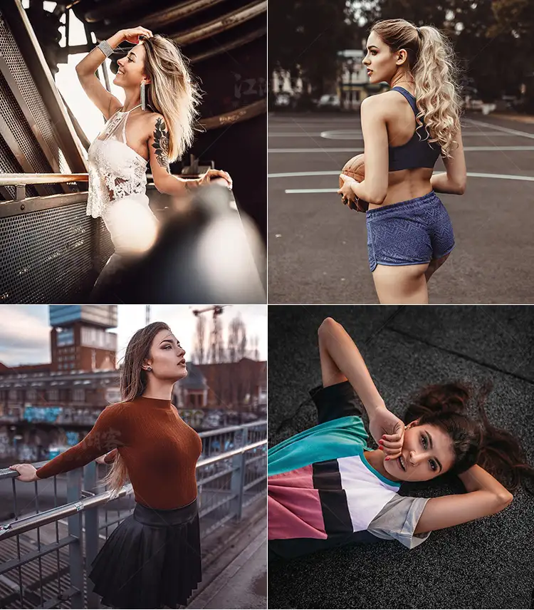 暗调人像调色lightroom预设PS复古人像LR手机FCPX滤镜PR调色LUT