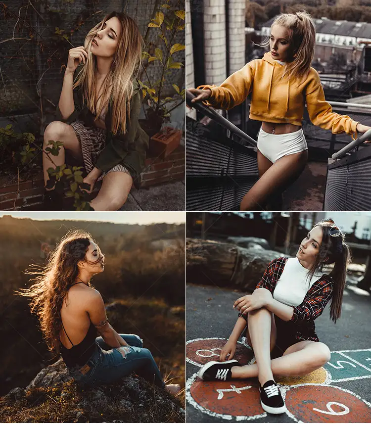 暗调人像调色lightroom预设PS复古人像LR手机FCPX滤镜PR调色LUT