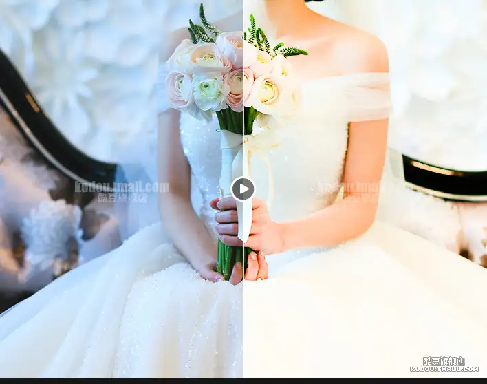 LR预设中式婚礼跟拍视频人像调色滤镜PS/PR/FCPX/达芬奇/LUTS预设