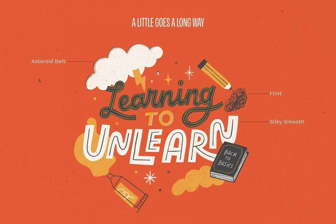 铅笔钢笔记号笔勾线笔Procreate笔刷