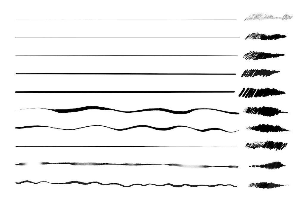 10支精美眼线Procreate笔刷