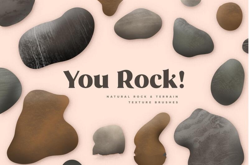 阴影和纹理Procreate笔刷