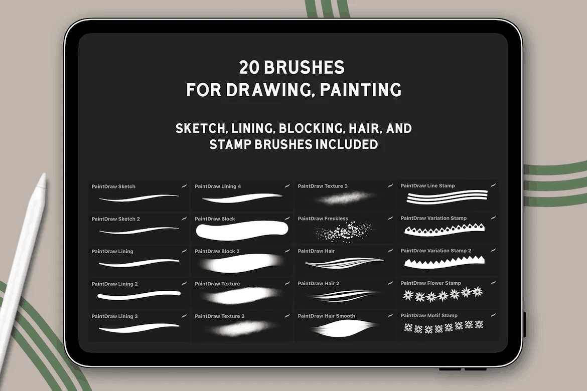 卡通人物漫画Procreate笔刷