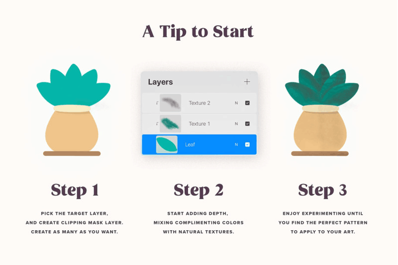 阴影和纹理Procreate笔刷