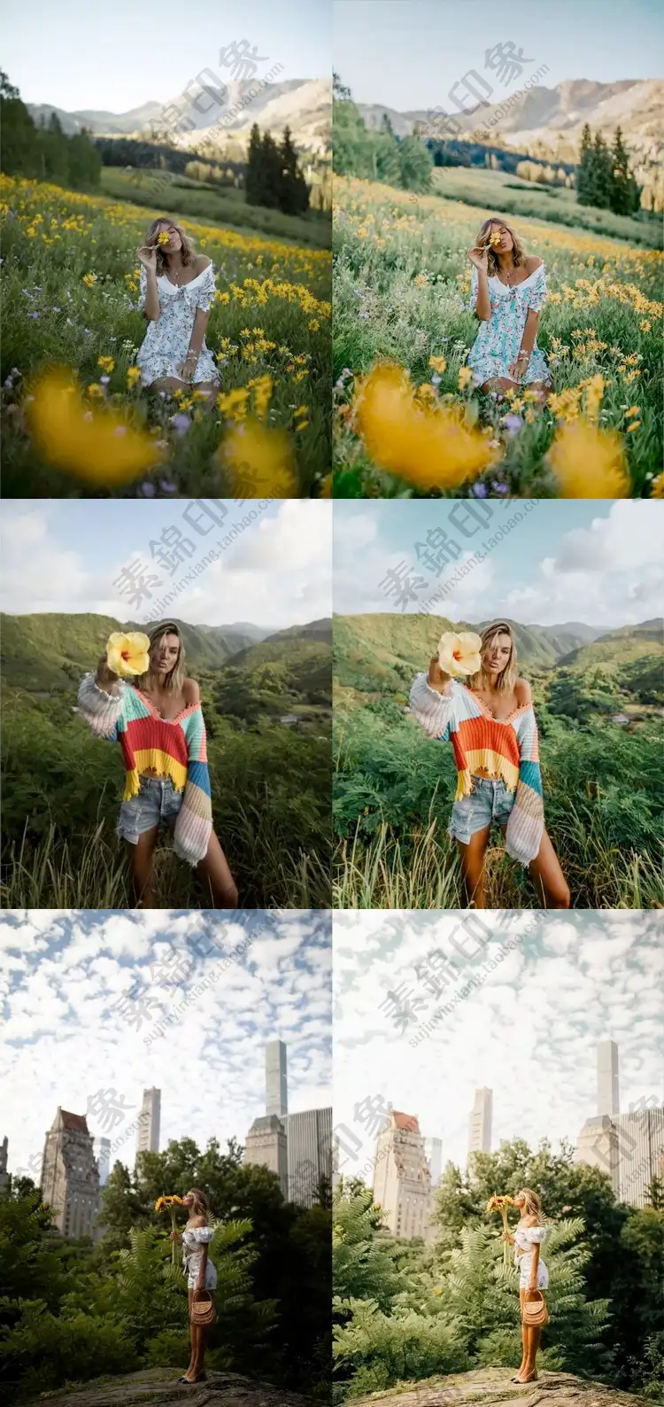 LR预设PS滤镜PR网红风博主tezza旅拍FCPX手机版APP调色LUT