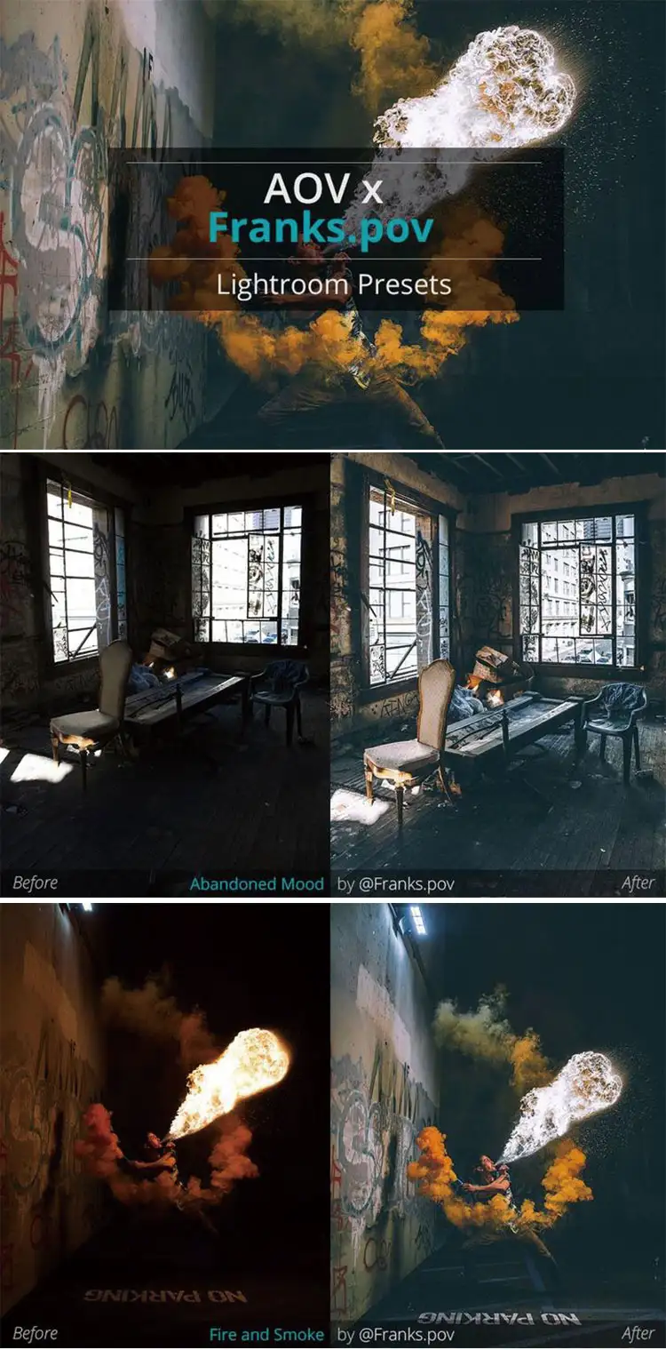 LR预设 重金属色 电影视频滤镜PR/PS/FCPX/达芬奇/AE/LUT预设 F63