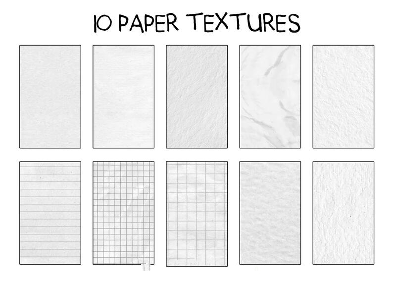 专业马克笔喷枪纸张纹理标记笔刷漫画绘画Procreate笔刷套装