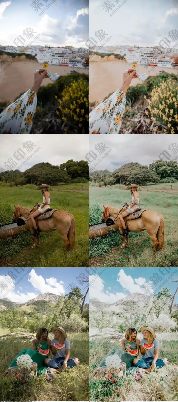 LR预设PS滤镜PR网红风博主tezza旅拍FCPX手机版APP调色LUT