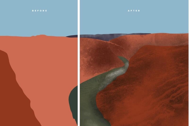 阴影和纹理Procreate笔刷