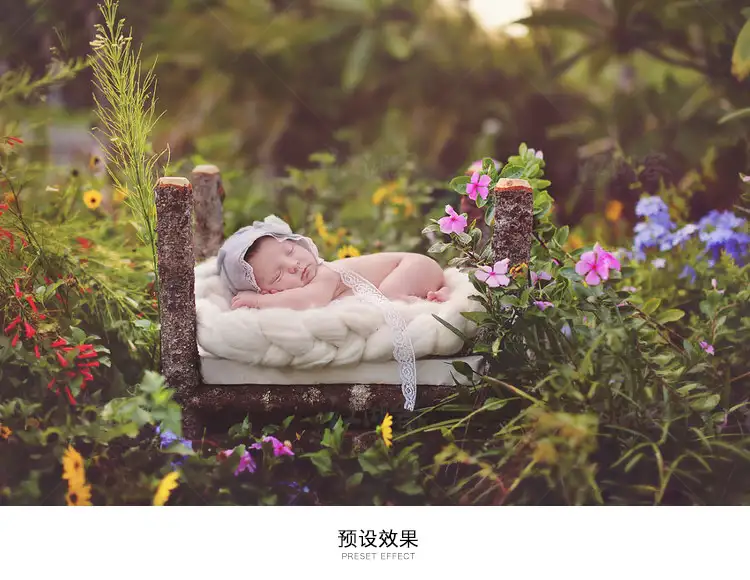 Lightroom人像预设清新唯美温暖风格国外修图lr儿童摄影照片调色