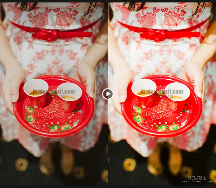 LR预设中式婚礼跟拍视频人像调色滤镜PS/PR/FCPX/达芬奇/LUTS预设