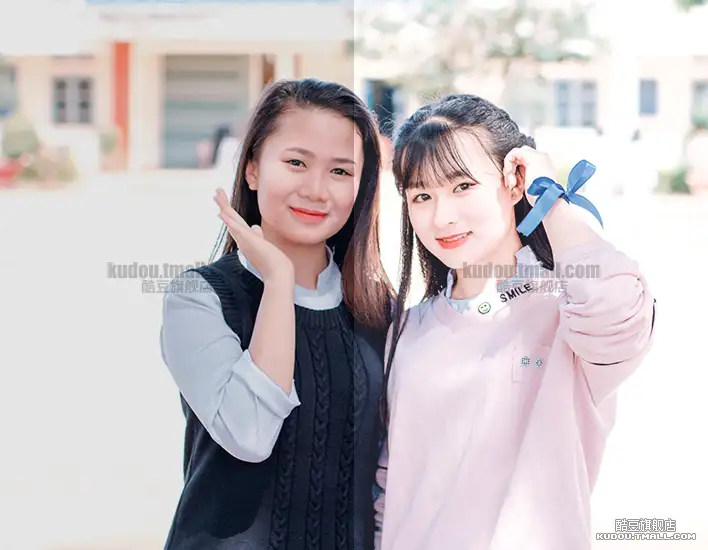 LR/PS预设日系文艺清新校园风大学毕业照人像调色滤镜PR/AE/FCPX