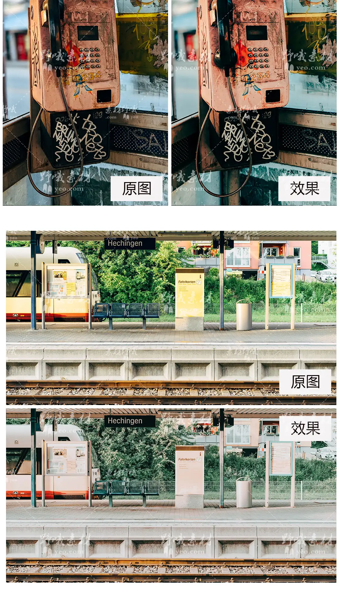 LR预设PS日系复古海边文艺胶片PS调色PR/FCPX/达芬奇手机LUT滤镜