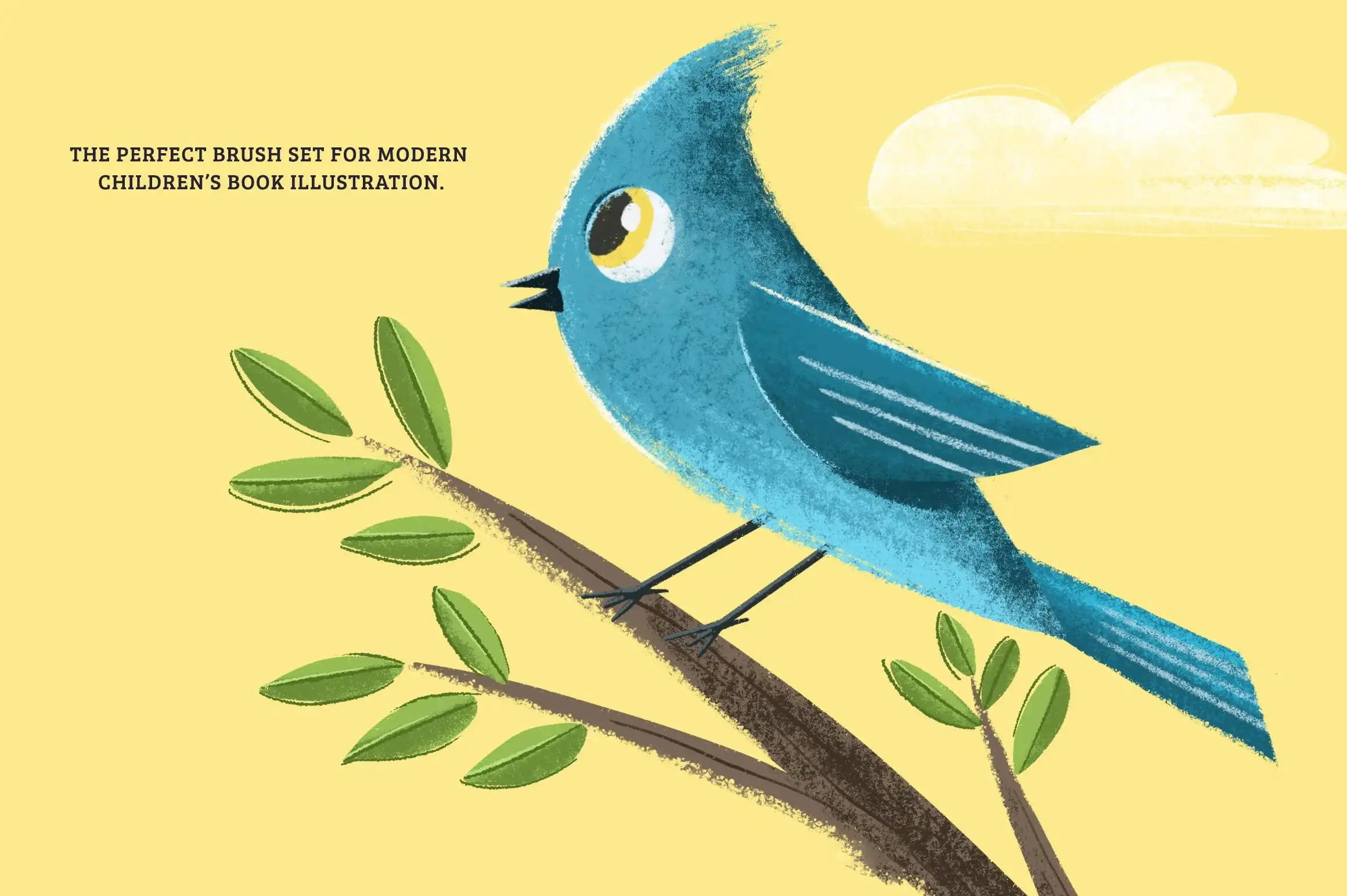 蜡笔木炭效果Procreate笔刷