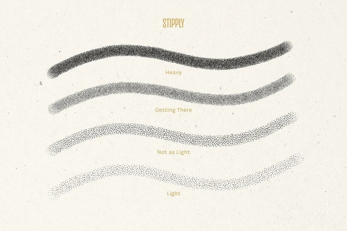 铅笔钢笔记号笔勾线笔Procreate笔刷