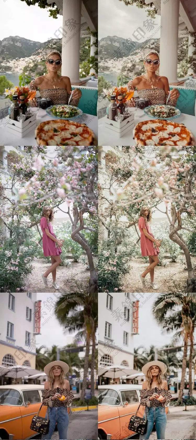 LR预设PS滤镜PR网红风博主tezza旅拍FCPX手机版APP调色LUT