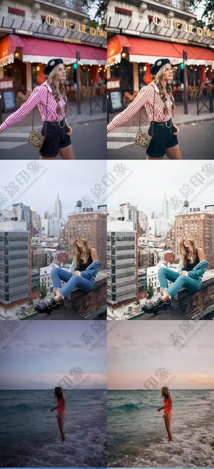 LR预设PS滤镜PR网红风博主tezza旅拍FCPX手机版APP调色LUT