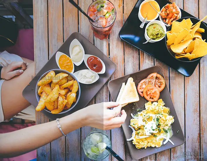 LR预设美食食物甜品摄影后期复古胶片风调色滤镜PS/AE/FCPX/PR